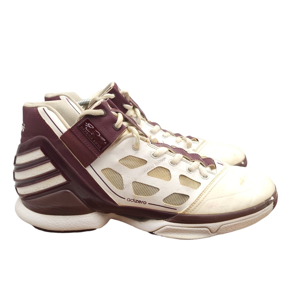 Adidas AdiZero 2.5 Shoes Mens 13 Derrick Rose Basketball Sneakers Texas A&M Red